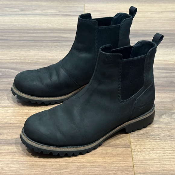 Chaco Shoes Chaco Fields Chelsea Boot In Black Size Poshmark